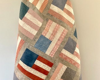 Flag Vintage Quilt Patriotic Look