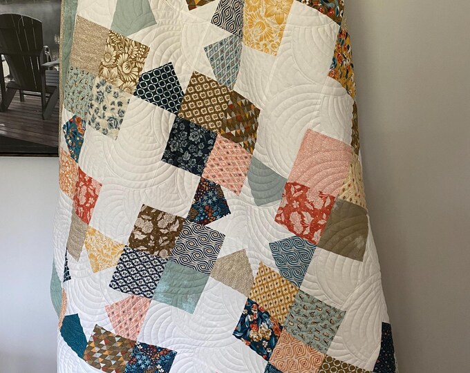 Autumn Throw Quilt 62x80 - Etsy