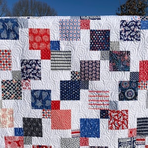 America the Beautiful Patriotic Quilt