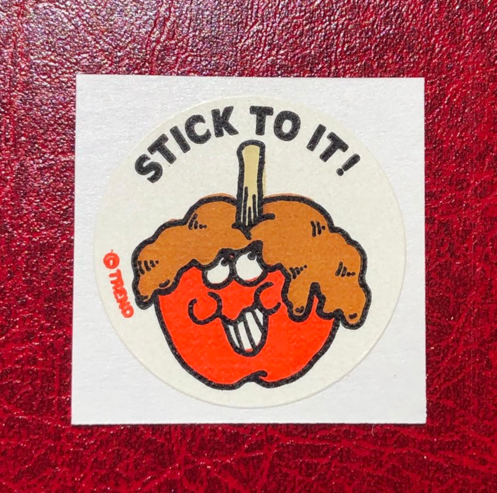 Vintage Matte Trend Scratch and Sniff Sticker 80s Great Etsy