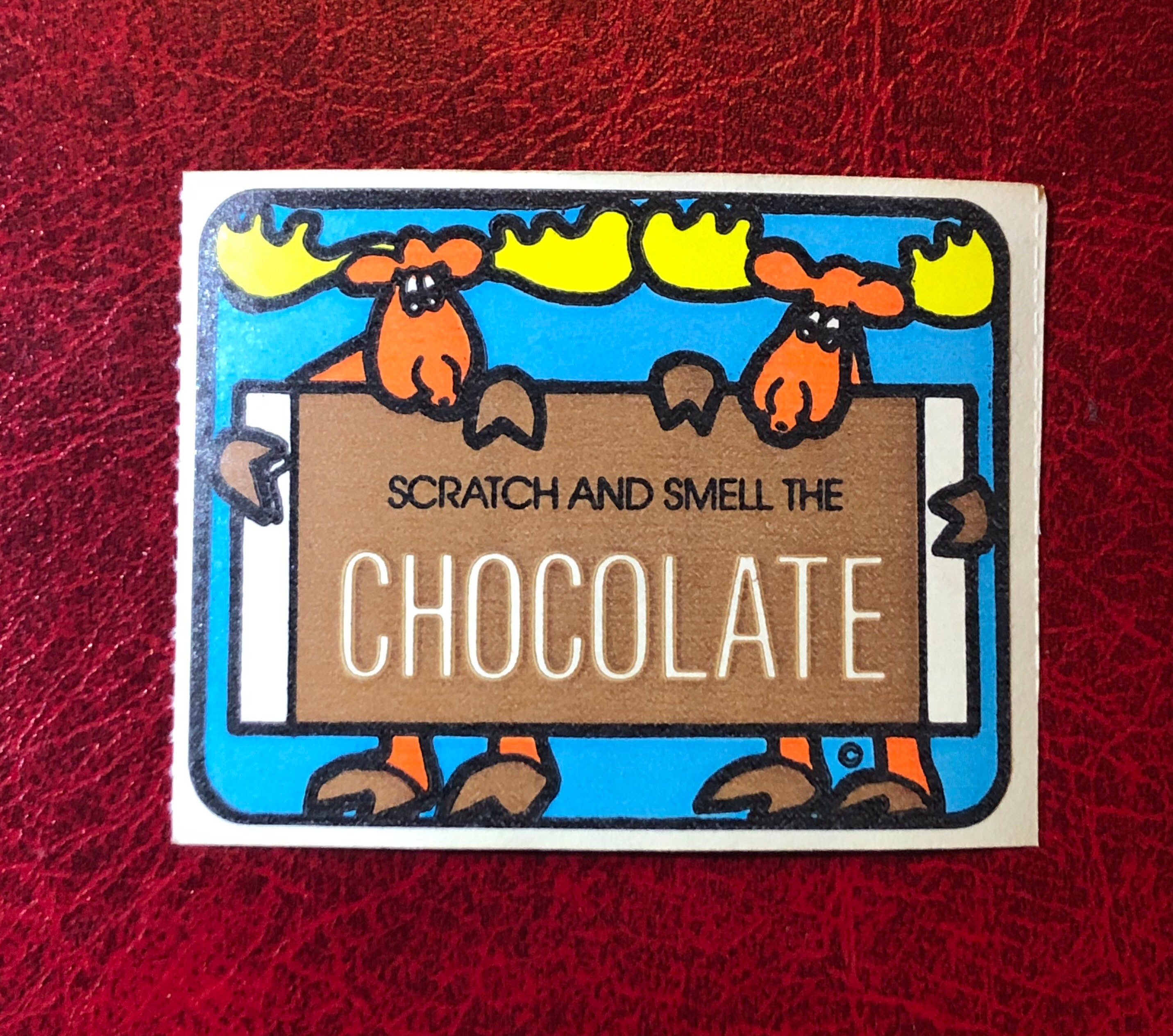 Vintage Mello Smello Scratch and Sniff Sticker 80s Etsy