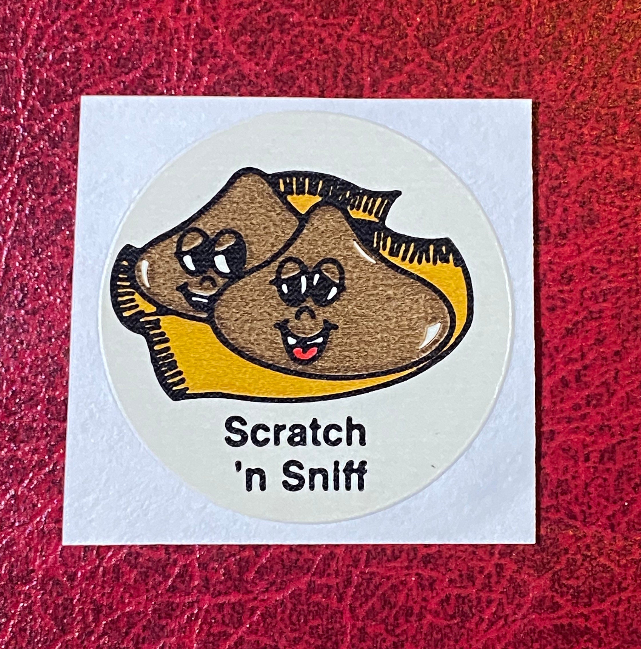 Vintage 80s 3M Characters Matte Scratch and Sniff Sticker Etsy
