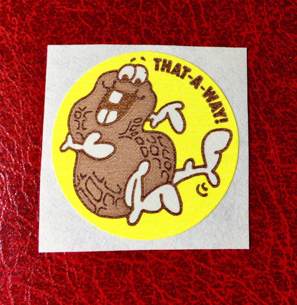 Vintage 80s Trend Matte Scratch and Sniff Sticker No TM Etsy