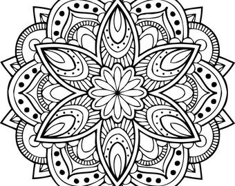Download Mandala svg | Etsy