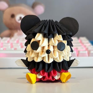 3D Origami Paper Figure Mickey Mouse image 1