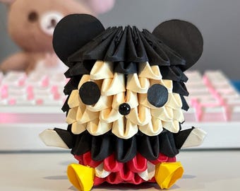 3D Origami Paper Figure Mickey Mouse