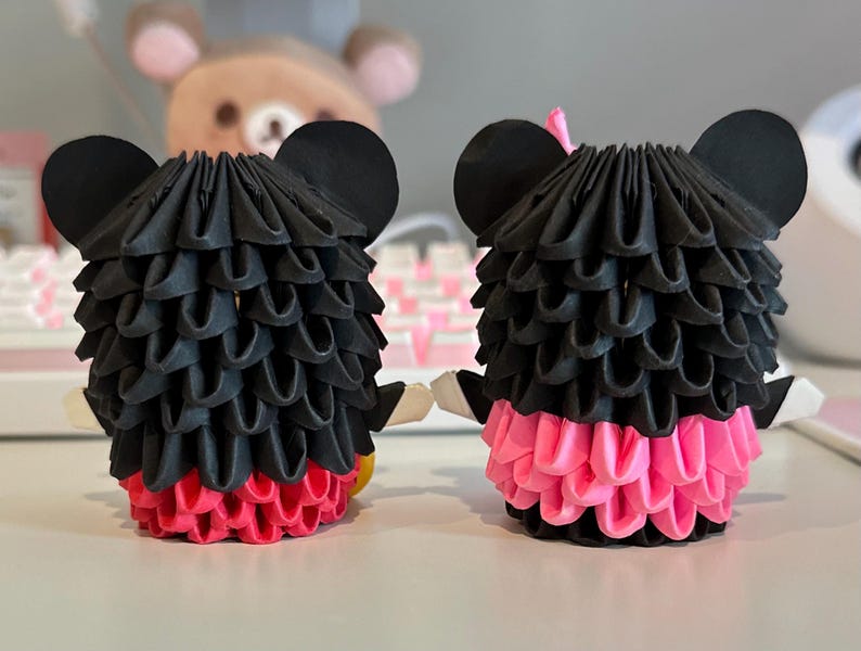 3D Origami Paper Figure Mickey Mouse image 6
