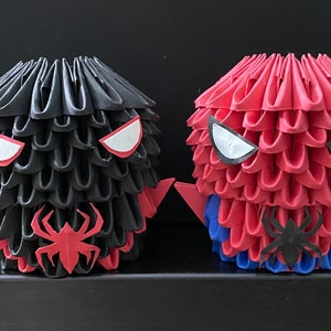 3D Origami Spiderman