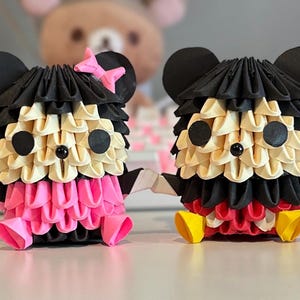 3D Origami Paper Figure Mickey Mouse image 5