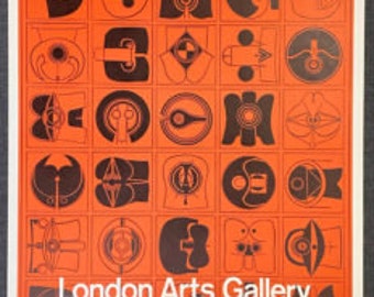 Takeshi Kawashima Ausstellung Poster London Arts Fisher Building Detroit