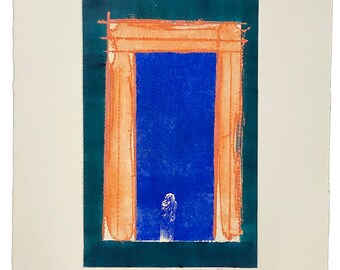 Alistair Grant Door 1968 Signed Limited Edition Etching