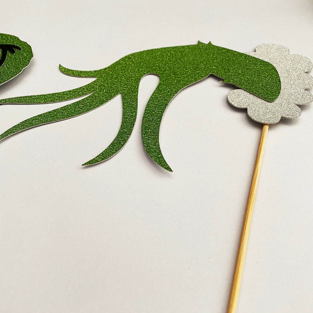 Grinch Birthday Party Cake Topper | Etsy