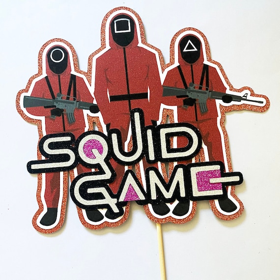 Squid Game Birthday Party Decor Cake Topper | Etsy