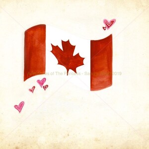 Carte de vœux - Canada Eh© - For Any Occasion, Blank Inside - from the book - How The Princess Got Her Name© written by Sandra Roe