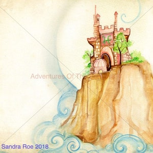 Carte de vœux de - The Princess Castle© - For Any Occasion - Blank Inside from The Princess and The Pee© Book écrit par Sandra Roe