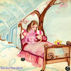 Grußkarte von - die Prinzessin in der Halle der Bäume© - jede Gelegenheit leer innen von der Prinzessin und die Pee© Buch geschrieben von Sandra Roe
