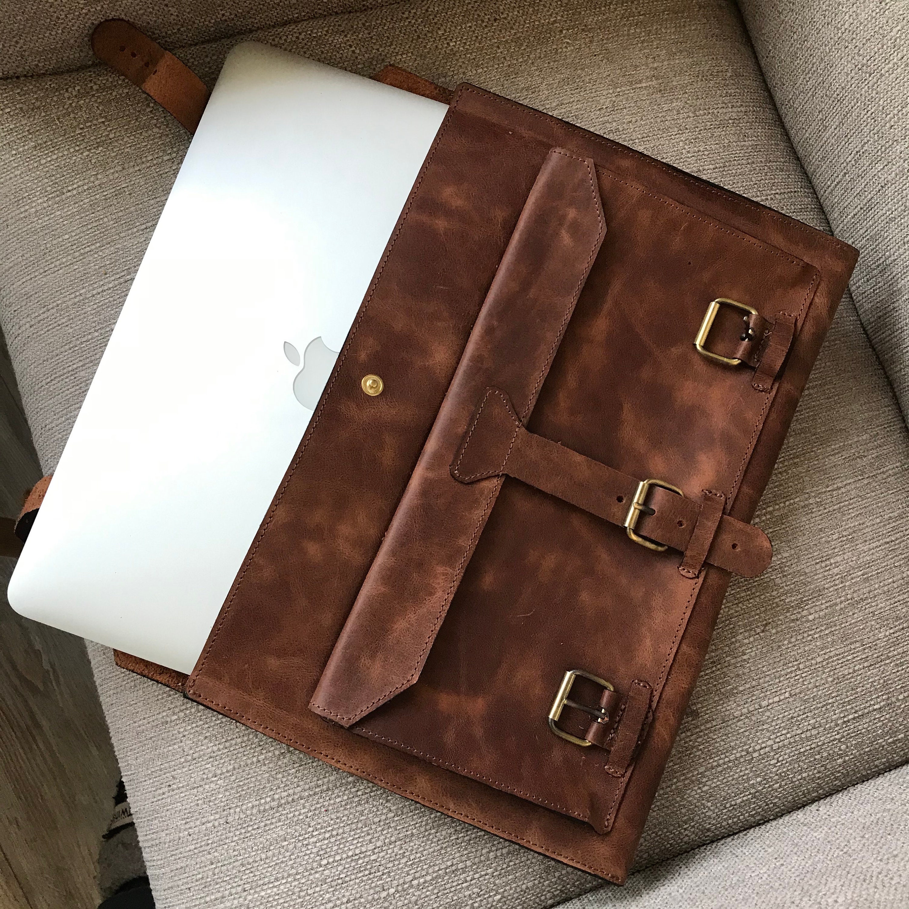 Folder Apple Macbook. Leather Case Perfect for Macbook Pro / - Etsy UK