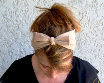 Imprimé floral Big Bow Baby Soft Hairband Doux élastique Bandeau Turban bandeau 
