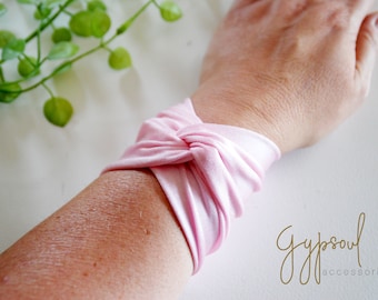 Women Teens Wrist Tattoo Cover Wrap Bracelet Fabric Jewellery SET of 3 TWIST Wrist Cuffs Earthy Collection Wrist Bracelets