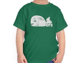Toddler Pucky the Whale Hartford Whalers Hockey T-Shirt - Retro Vintage NHL Hockey Shirt