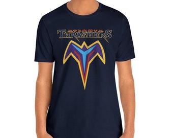 Mens Atlanta Thrashers Alternative Jersey Logo Throwback Retro Hockey T-Shirt