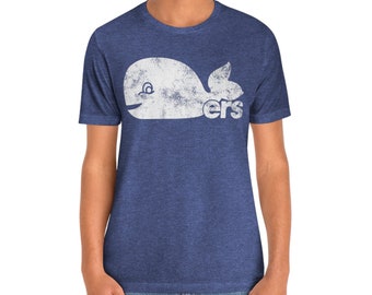 Hartford Whalers Pucky The Whale Throwback Hockey T-Shirt