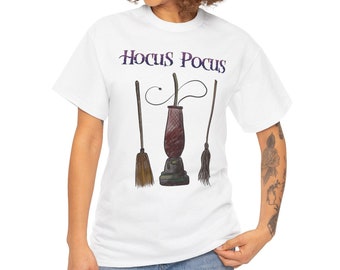 Hocus Pocus Brooms Unisex T-Shirt - Halloween Shirt