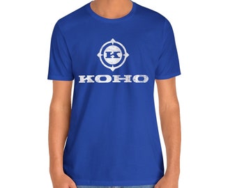 Retro KOHO Hockey Logo T-Shirt - Old School Hockey Shirt - Classic Vintage Look KOHO Hockey Logo - White Letters
