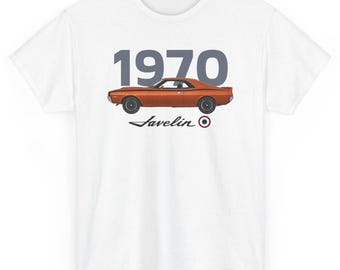 1970 AMC Mark Donohue Javelin SST Muscle Car T-Shirt - American Motors Corporation