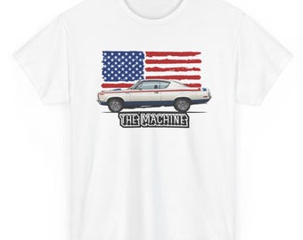 1970 AMC Rebel Machine Muscle Car T-Shirt - American Motors USA