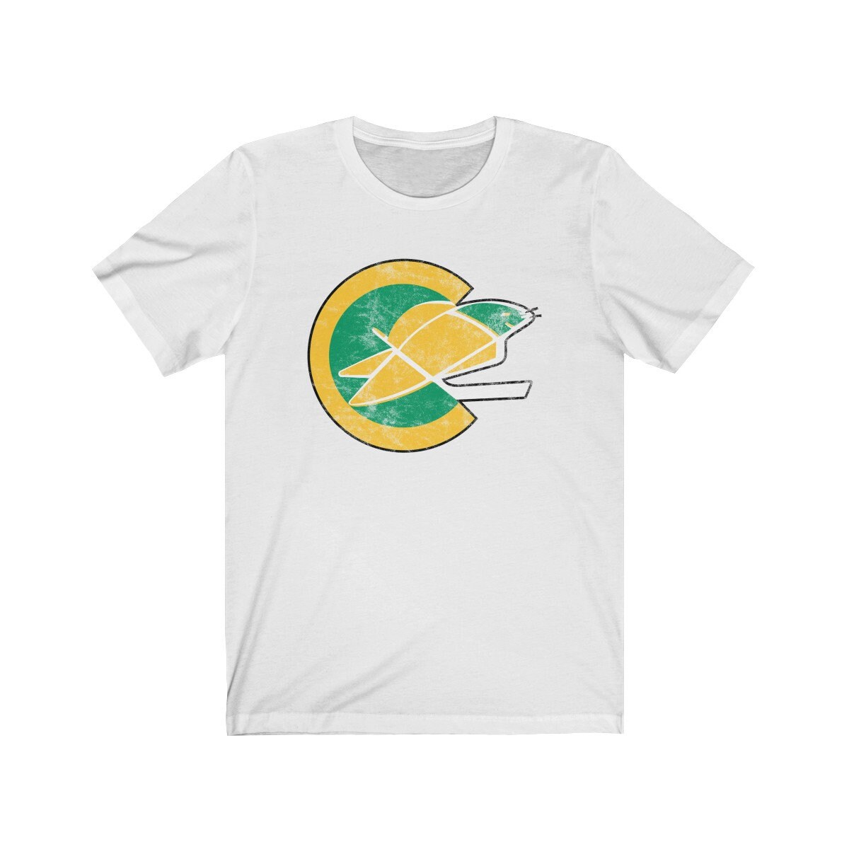 California Golden Seals T Shirt 765 Retro White Unisex Graphic Tee