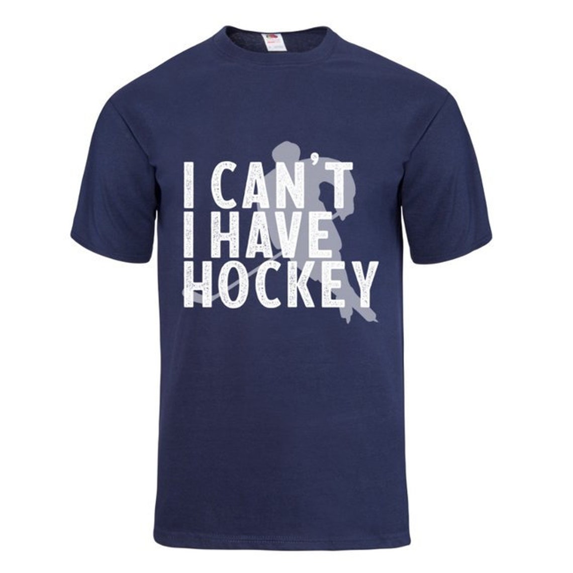 I Can't I Have Hockey Mens Hockey T-Shirt with Skater | Etsy