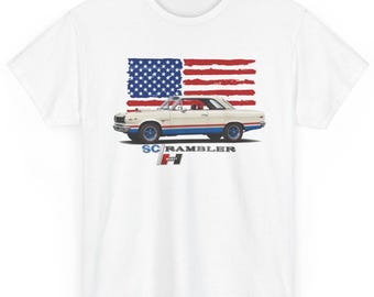 1969 AMC SC/Rambler Muscle Car T-Shirt - American Motors USA