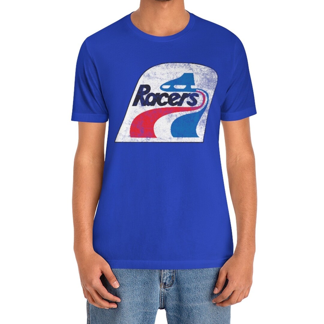 Indianapolis Racers WHA Hockey T-shirt With Faded Logo Mens Old Time ...
