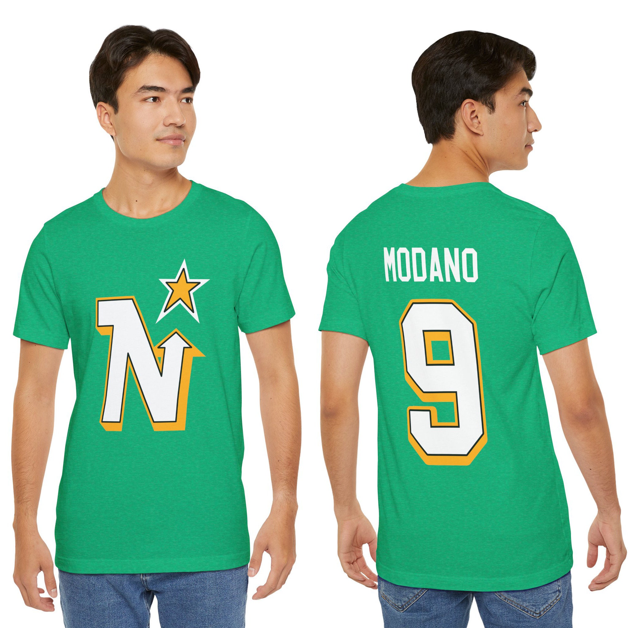 Mike Modano Minnesota North Stars Shersey - Throwback Vintage