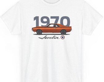 1970 AMC Mark Donohue Javelin SST Muscle Car T-Shirt - American Motors Corporation