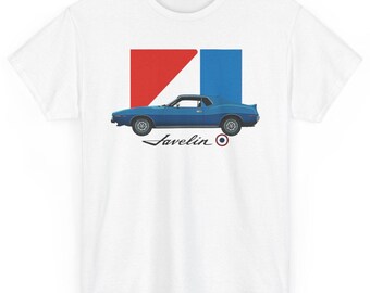 AMC Javelin AMX Muscle Car T-Shirt - American Motors Corporation