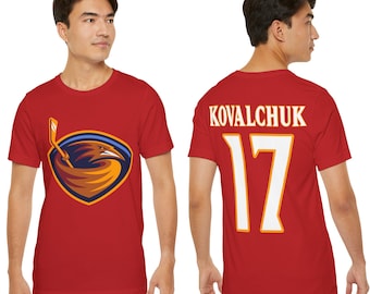 Atlanta Thrashers Throwback Retro Hockey Shersey Tee T-Shirt - Kovalchuck - Custom Names Available