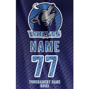 Hockey Jersey Tournament Hotel Door Signs - Personalized with Name, Number, Team Logo and Team Colors - 11"x17" Laminated Prints