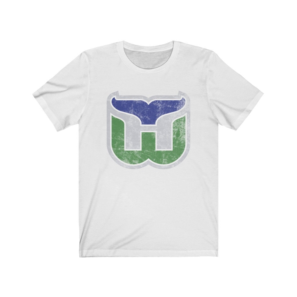  Bulletin Hartford Whalers NHL Primary Logo T-Shirt