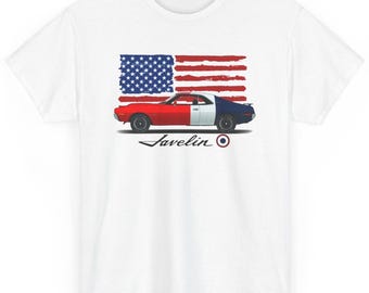1970 AMC Trans Am Javelin Muscle Car T-Shirt - American Motors USA