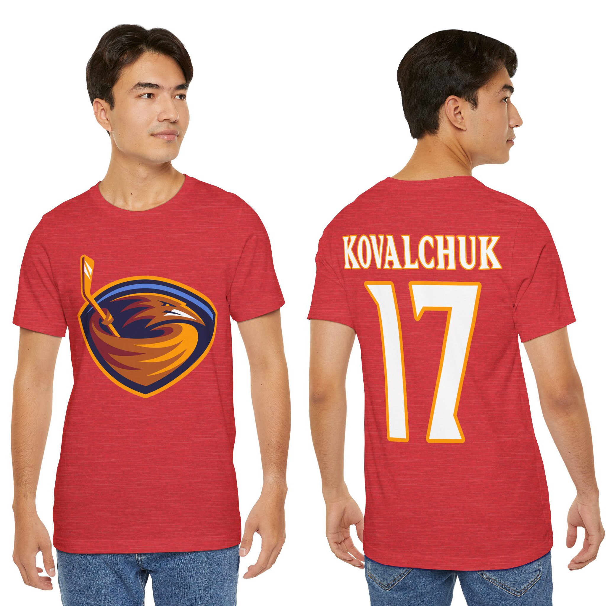 Atlanta Thrashers Throwback Retro Hockey Shersey Tee T-shirt