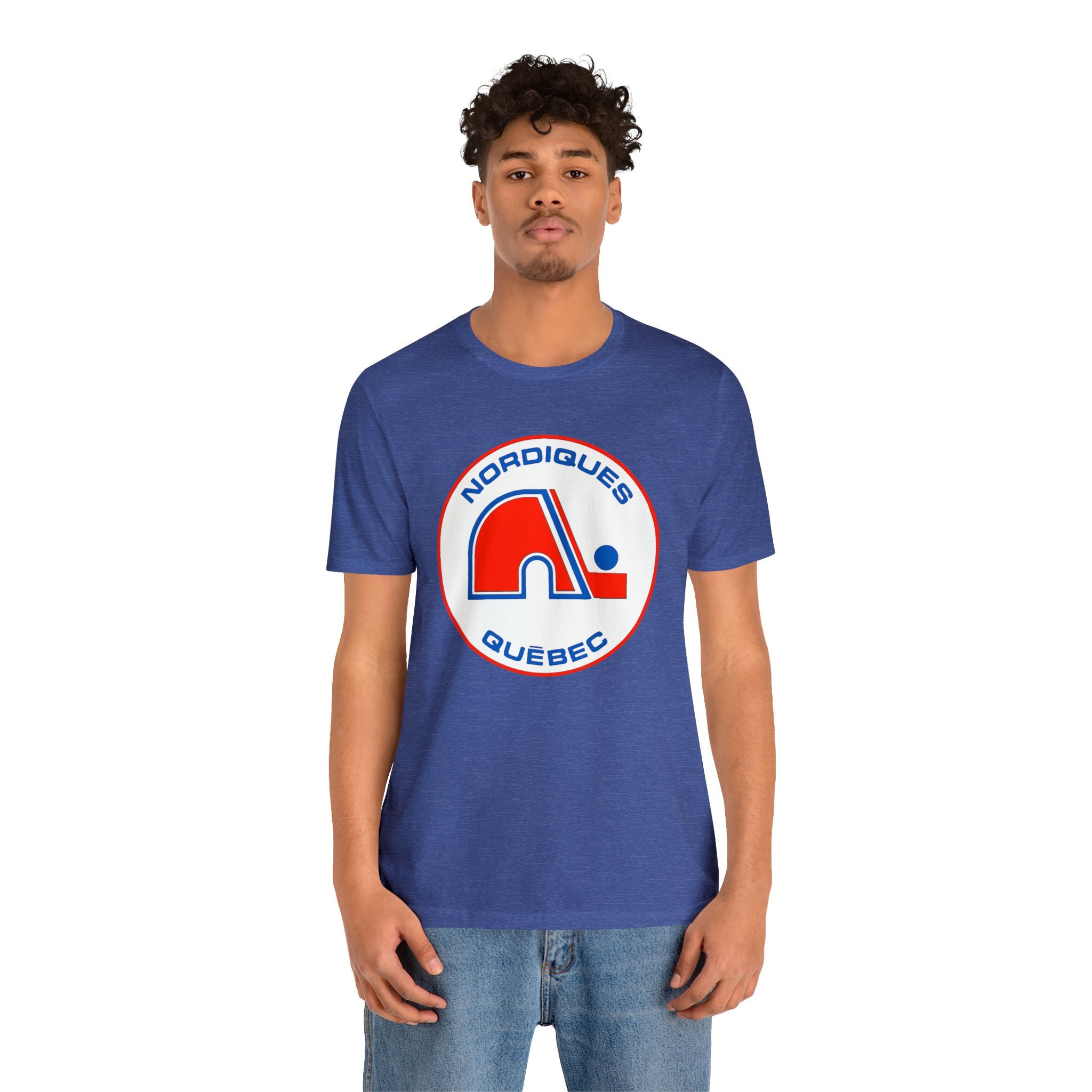 Quebec Nordiques Reebok Throwback Logo T Shirt New tags Closeout