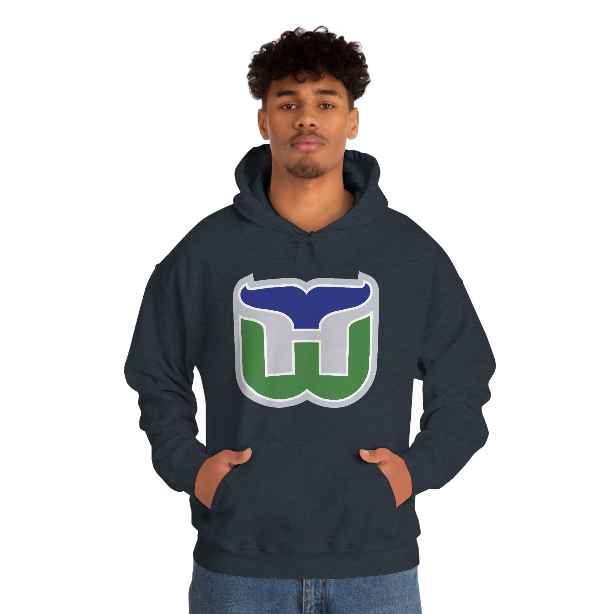 Hartford Whalers '47 Heritage Rockaway Lace-Up Pullover Hoodie