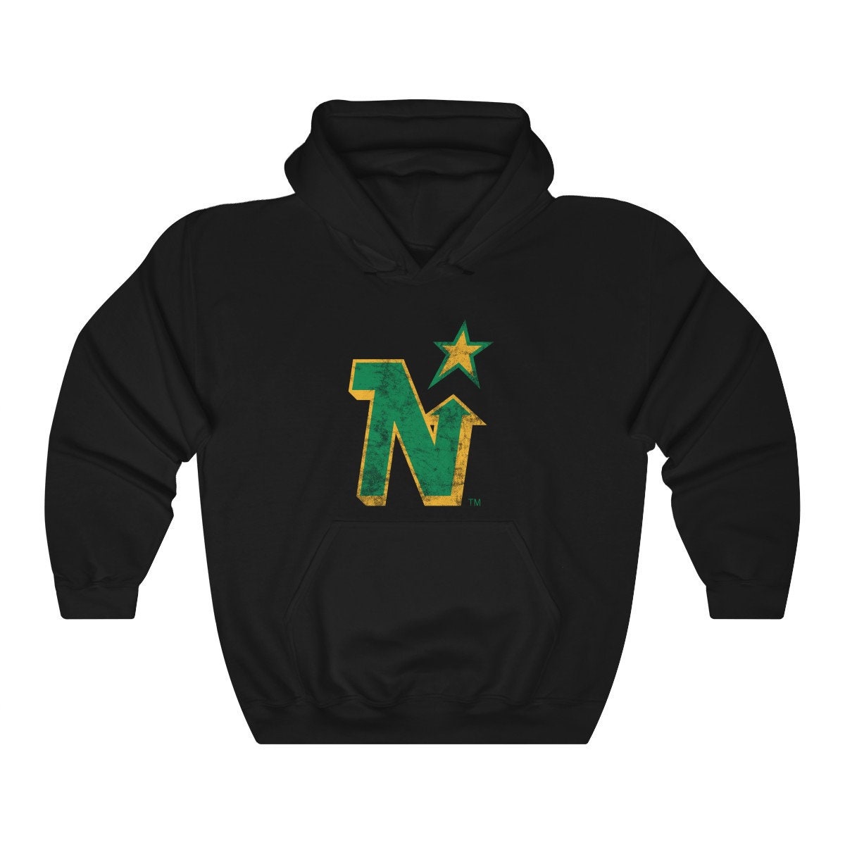 Minnesota North Stars Worn Logo No Circle NHL Retro Hockey