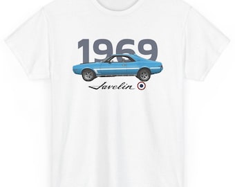 1969 AMC Mark Javelin SST Muscle Car T-Shirt - American Motors Corporation
