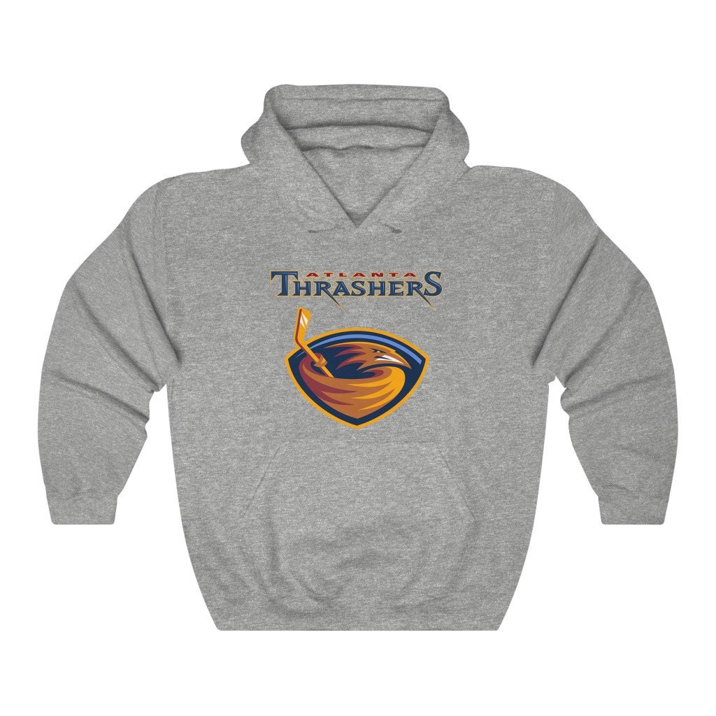 Atlanta Thrashers NHL Retro Hockey Hooded Sweatshirt- Old Time