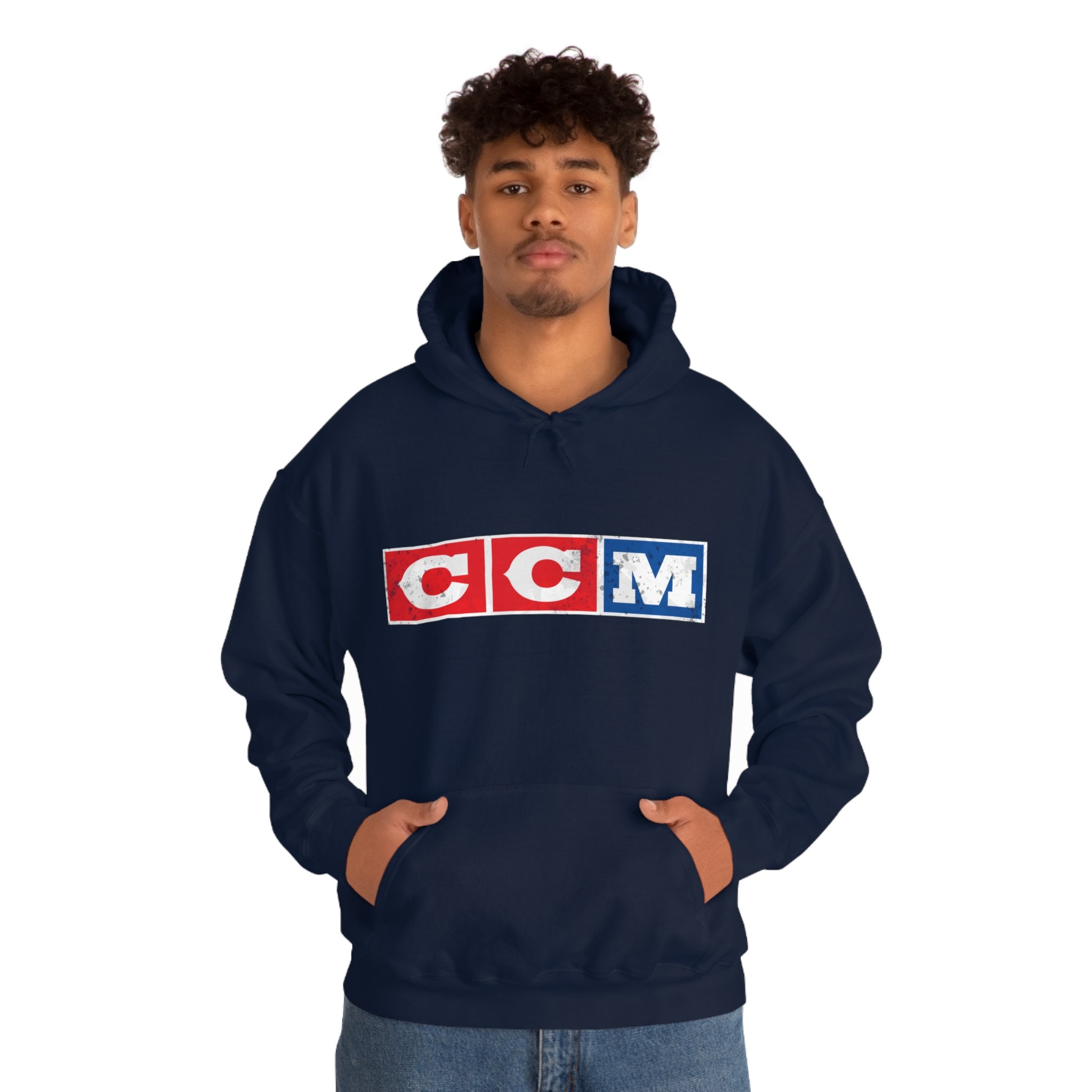 CCM Vintage Jersey Lace Hoodie Adults - Hockey Apparel