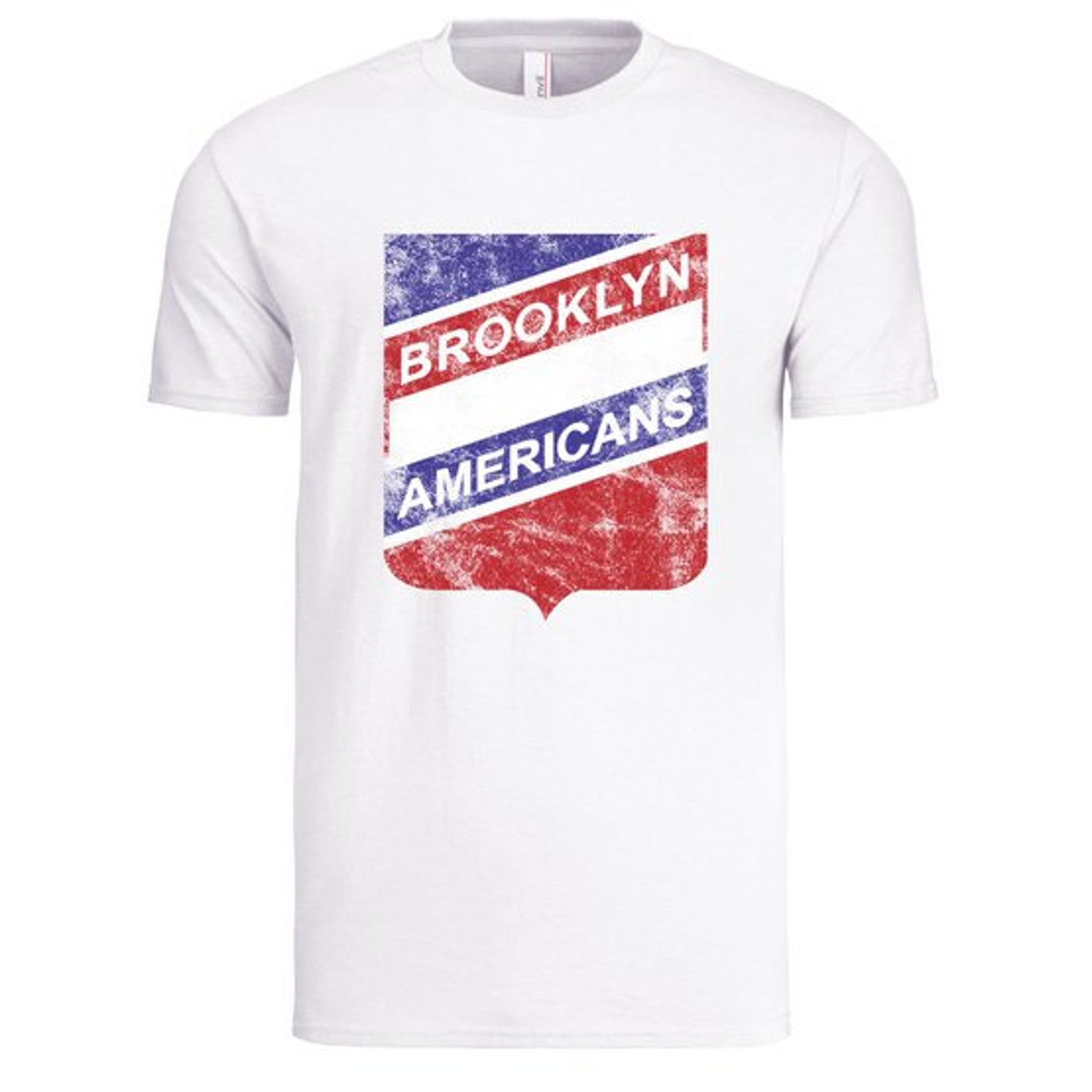 Brooklyn Americans Retro Hockey T-Shirt Mens Old School | Etsy