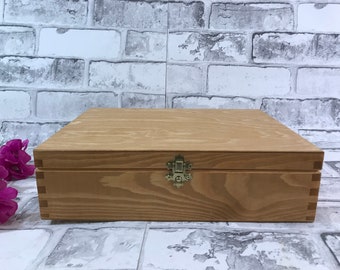 Abschließbare holzkiste | Etsy